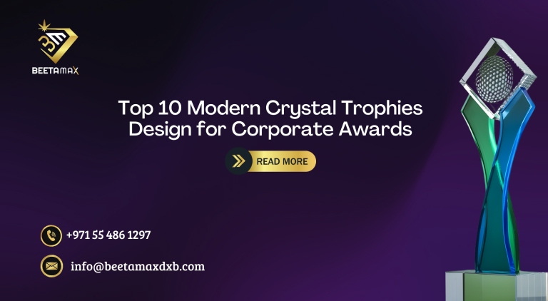 Top 10 Modern Crystal Trophies Design for Corporate Awards
