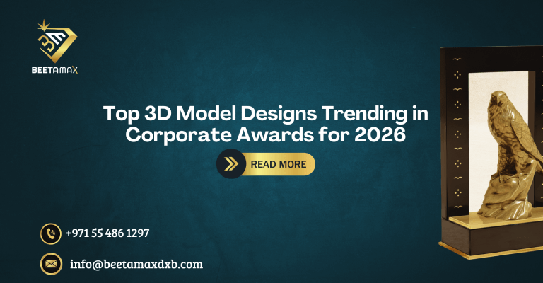 Top 3D Model Designs Trending in Corporate Awards for 2026