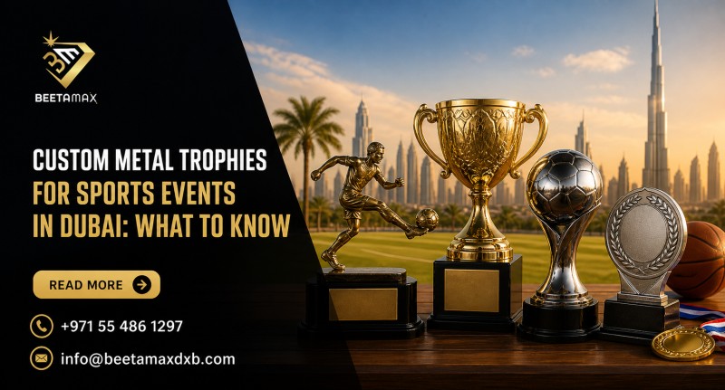 Metal trophies in dubai
