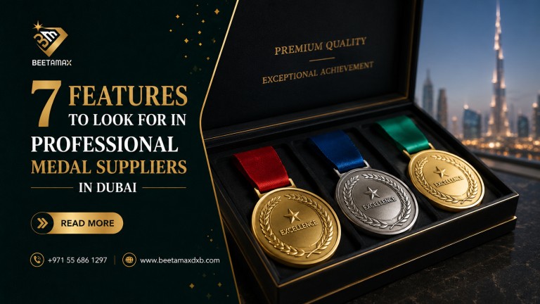 7 Features to Look for in Professional Medal Suppliers in Dubai
