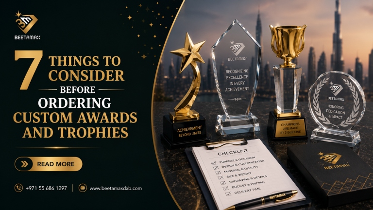 7 Things to Consider Before Ordering Custom Trophies