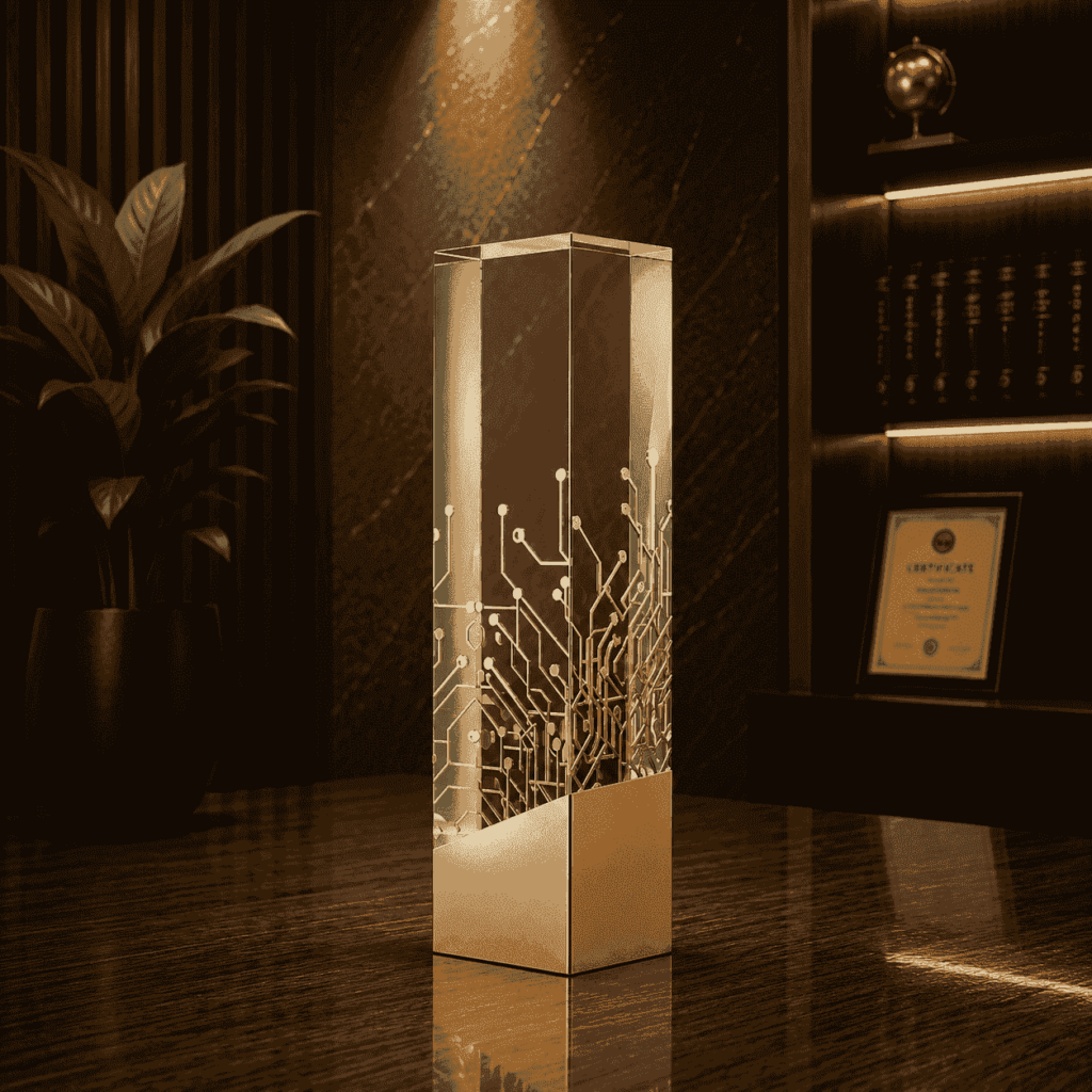 How Acrylic Compares to Crystal and Metal Trophies